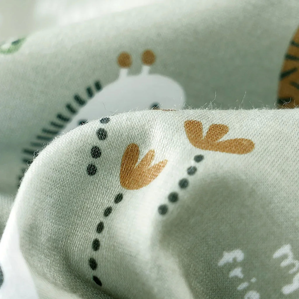 Cute Zoo Animal Print Infant Romper for Everyday Comfort